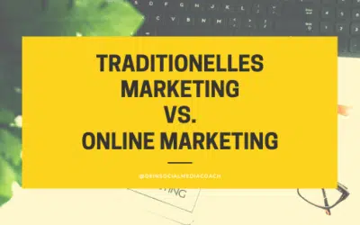 Traditionelles Marketing vs. Online Marketing